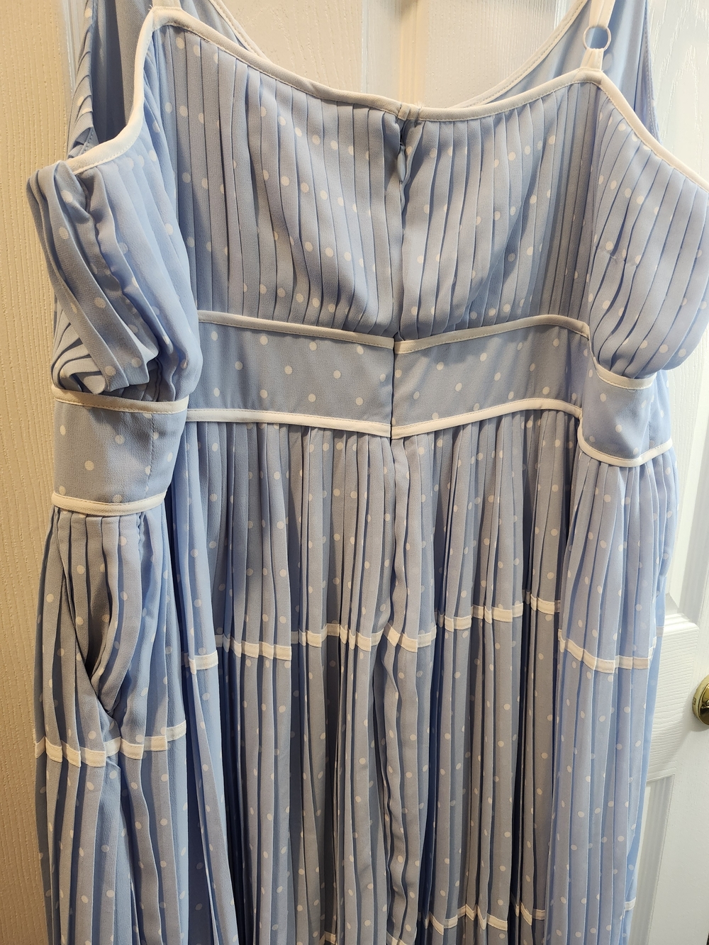 torrid Light Blue and White Striped Maxi Dress - Picture 3 of 4